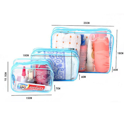 Korean version thickened PVC storage bag cosmetic bag outdoor travel waterproof and dustproof toiletry cosmetic storage bag gift