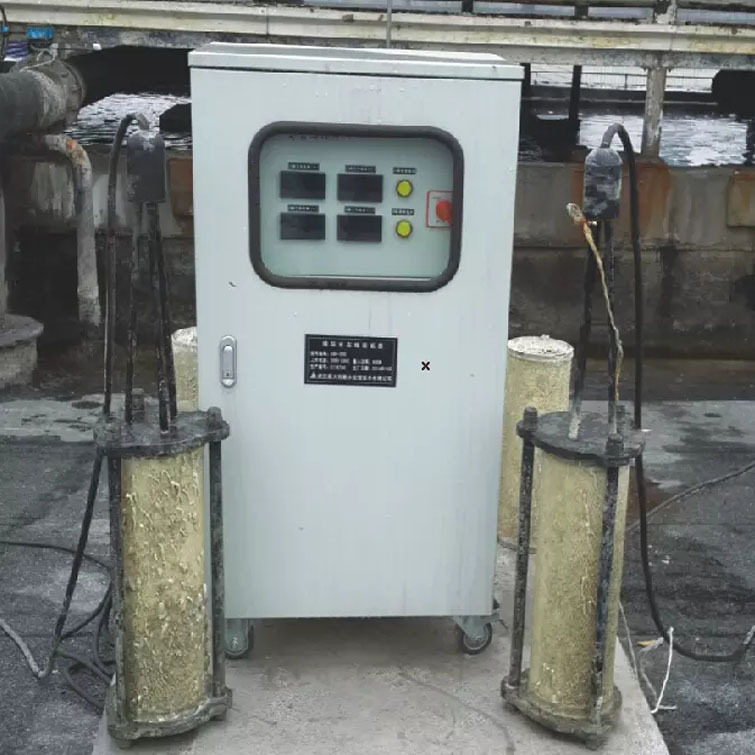 循环水在线吸垢器中央空调冷却塔开式除垢装置电解高频吸附设备