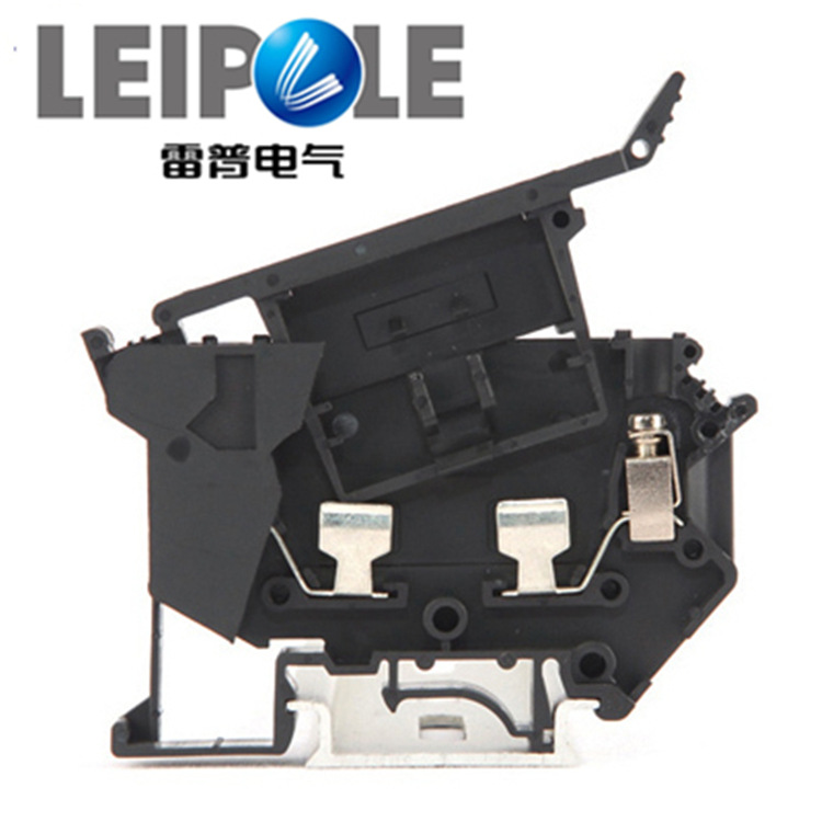 LEIPOLE雷普电气保险丝端子闸刀端子微型接地接线端子黄绿端子