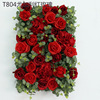 Red Rose Hydcloid Eugali Simulation Flower Wall Wedding Background Wall Store Decoration Flower Wall Decoration Wall