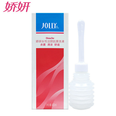 娇妍女性洁阴洗液400ml送简易灌洗器私处洗液厂家直销正品批发