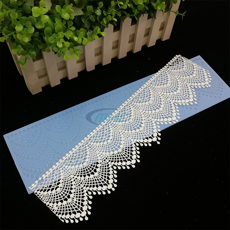 New fondant lace pad lace silicone mold cake decoration decorating Mold crown embossing mold candle