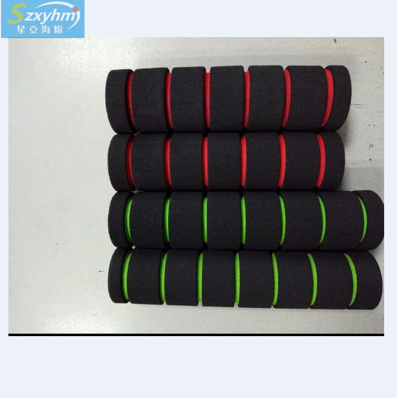 底气味橡胶海绵把套 NBR材质光面海绵套栏杆手把套管防静电