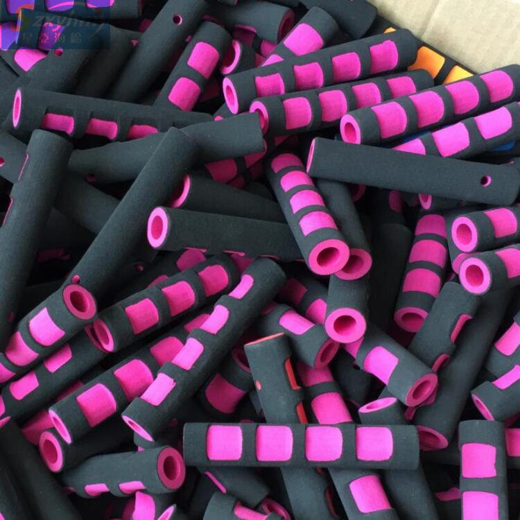 助力车运动海绵手把套 NBR橡胶通用型空心管健身防护脚踏拉力器套