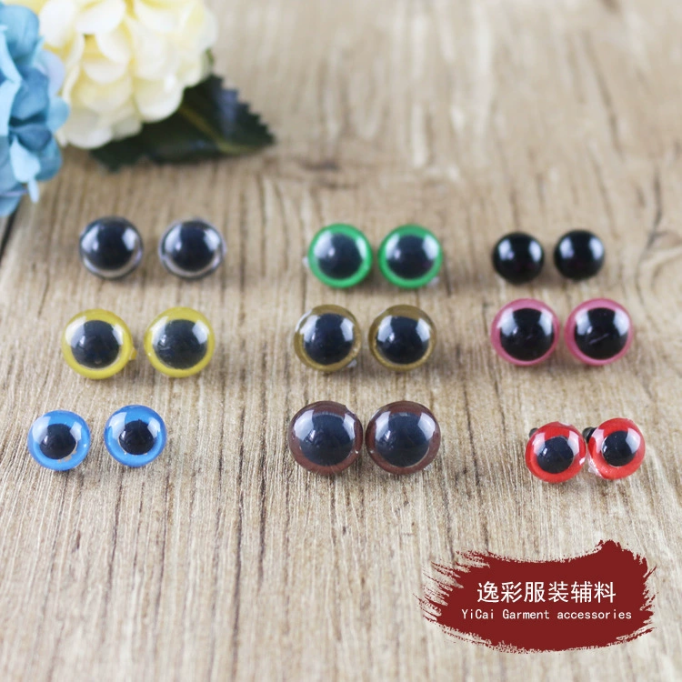 Цветная плюшевая игрушка пластиковые аксессуары для глаз Art Eye Кристалл глаз DIY моделирование глаз мультфильм глаз какао глаз