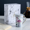 Scandinavian brand ceramics, gift box, set, marble cup with glass, wholesale