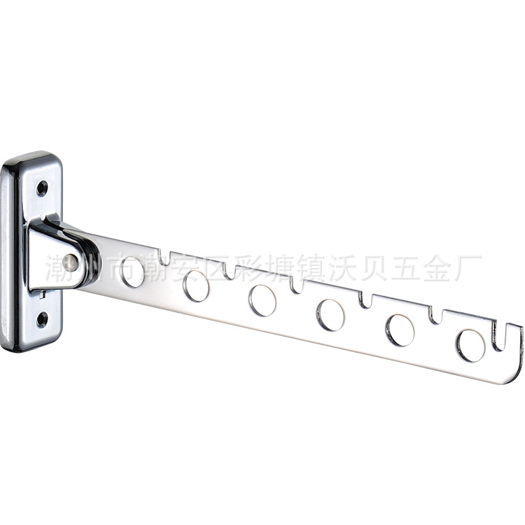 Gancho de ropa móvil de acero inoxidable transfronterizo Hotel percha de ropa superior e inferior ropa plegable gancho tienda de ropa Polo Amazon