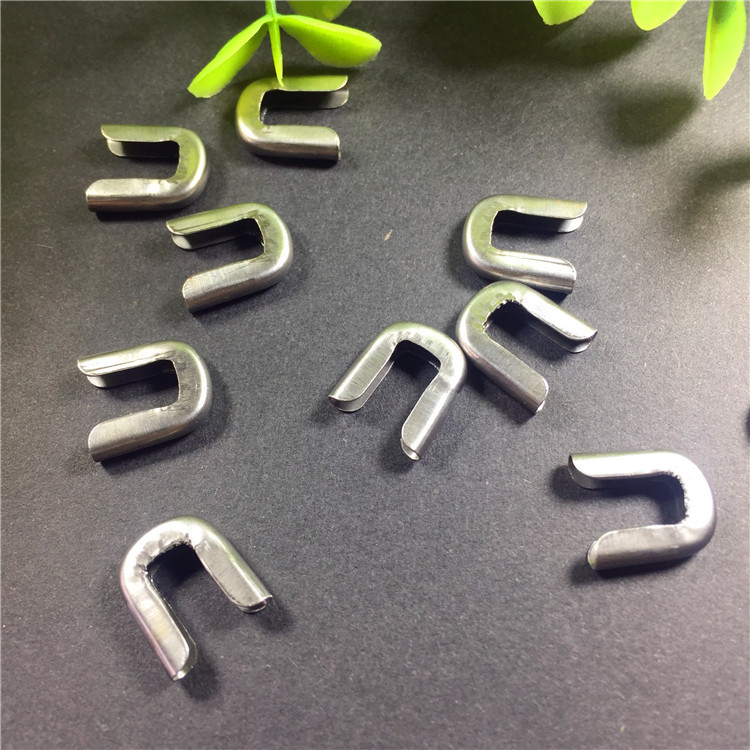 鱼鳞骨帽头10mm高碳钢钢骨套蛇骨配件镀白锌铁扣服装金属辅料