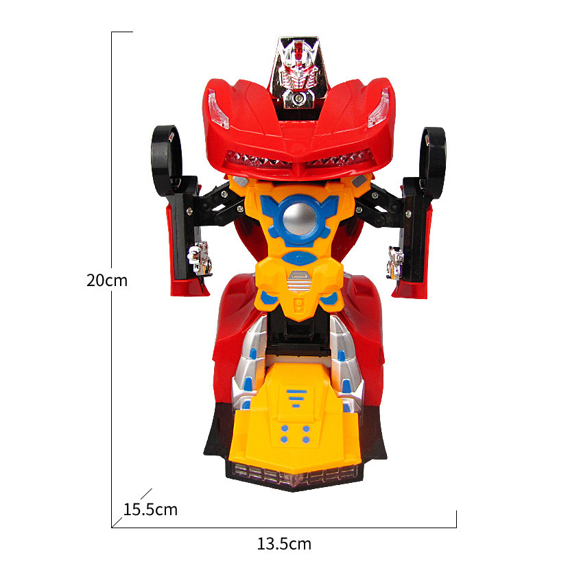 Auto Robot Eléctrico Deformable de Plástico con Deformación Automática Luz y Música image 5