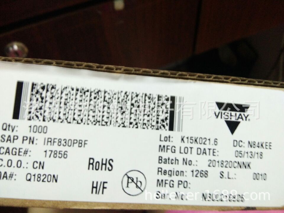供应IRF830PBF