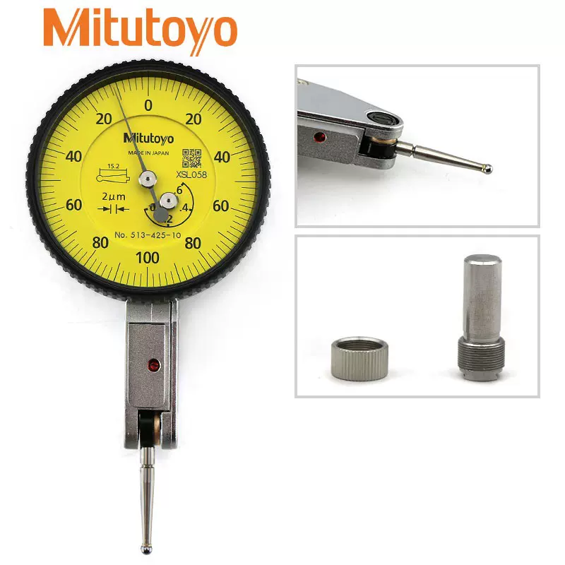日本三丰mitutoyo杠杆千分表513-425-10E校表0-0.6*0.002mm
