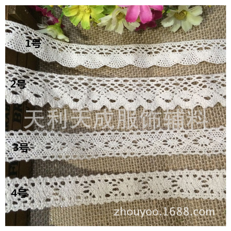 现货双边无弹性棉线布艺蕾丝花边 蝴蝶结礼品diy辅料 时尚装饰带