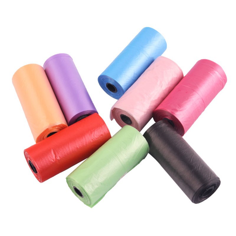 Fábrica al por mayor bolsa de aseo para mascotas clip de baño para perros protección del medio ambiente limpieza e higiene suministros mascota salida inodoro bolsa de basura