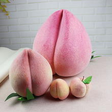 仿真桃子假水果仿真蔬菜 苹果 桃子西瓜 供应饭店装饰学校教具