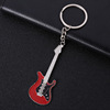 Musical instruments, pendant, metal bag decoration, guitar, keychain, wholesale, Birthday gift