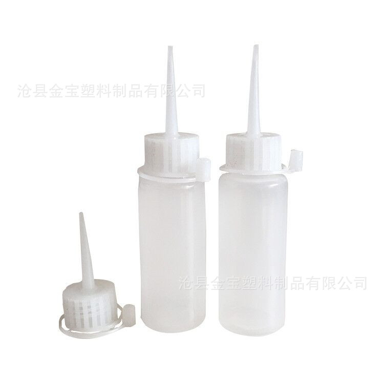 En stock 250ml botella de lavado de cabeza blanca de plástico suave botella de lavado de codo suculenta hervidor de agua 250ml botella de lavado