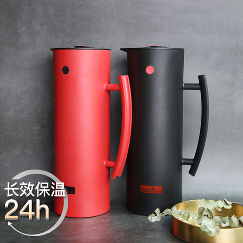 Biansi European-style thermos kettle household hot water kettle thermos boiling water large-capacity student dormitory thermos thermos bottle