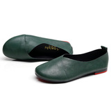 Ретро литературные одиночные обувь ручной работы 2025 Новая оригинальная лесная женская обувь плоская подошва круглый