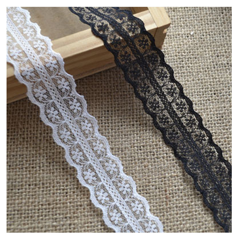 批发134-2#白色2.7CM蕾丝花边辅料　DIY蝴蝶结布贴　现货　无弹