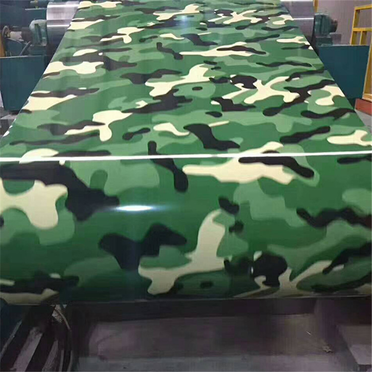 车间专用迷彩、黄条、军绿彩涂板 镀锌彩涂板彩涂卷单层彩钢板