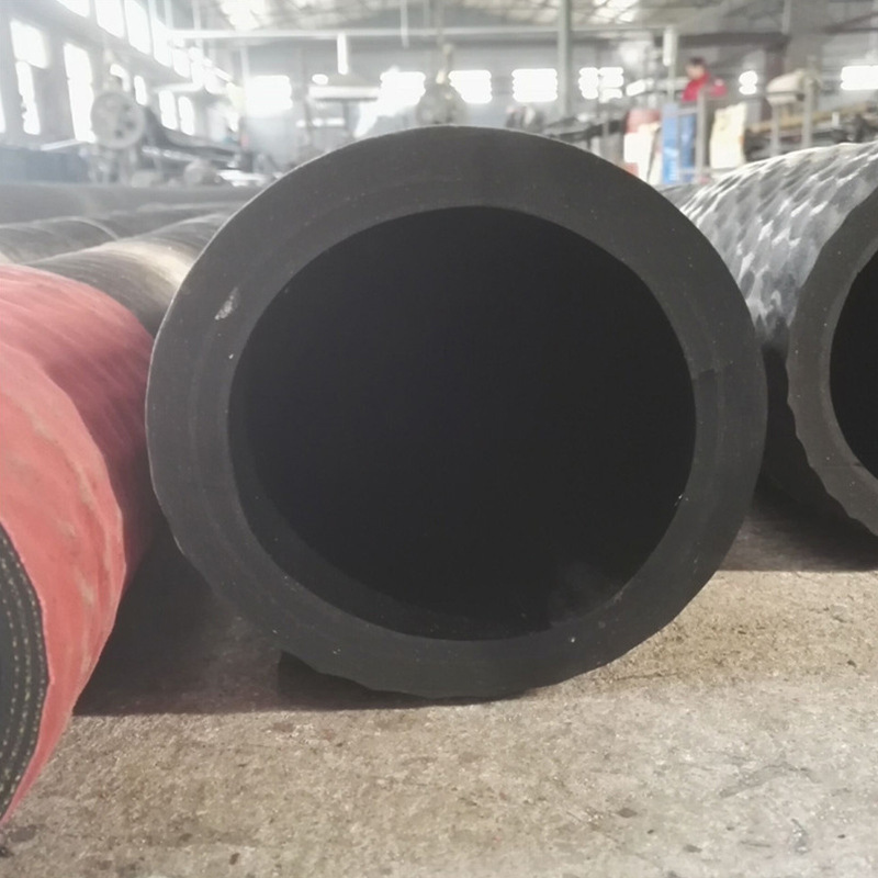 厂家生产黑橡胶钢丝管 吸排油 污酸碱耐腐蚀抗老化优质橡胶钢丝管