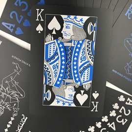 黑色塑料防水PVC扑克牌新品土豪金厂家直销 现货外贸扑克牌