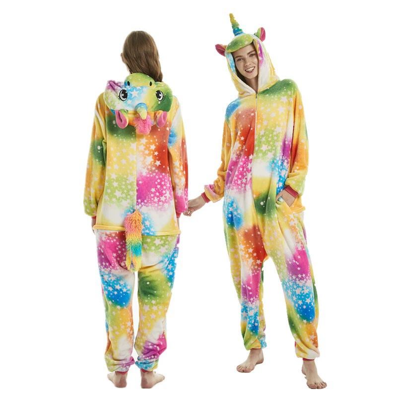 Мультфильм pijama, фланелевый одежда для пары для любимого для мужчин и женщин