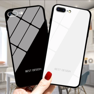 适用iphone15 13手机壳苹果11pro 7/8p Xsmax渐变纯色玻璃手机壳