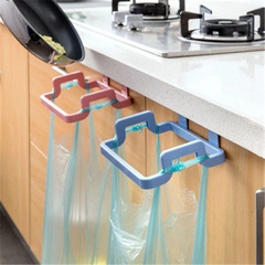 Panda kitchen rack hanging garbage bag holder household cabinet door rear rag hanging rack garbage rack