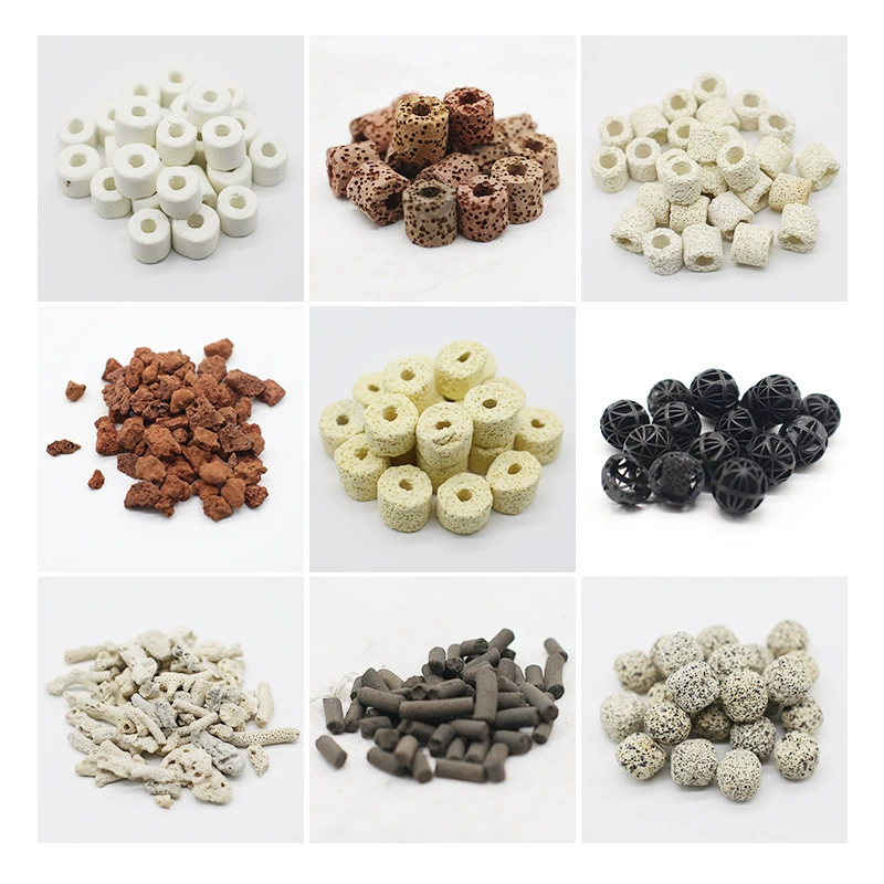 Материал фильтра для аквариума бактерии Материал фильтра дома керамическое кольцо биологический шарик активированный уголь аквариум десять фильтров очистки воды