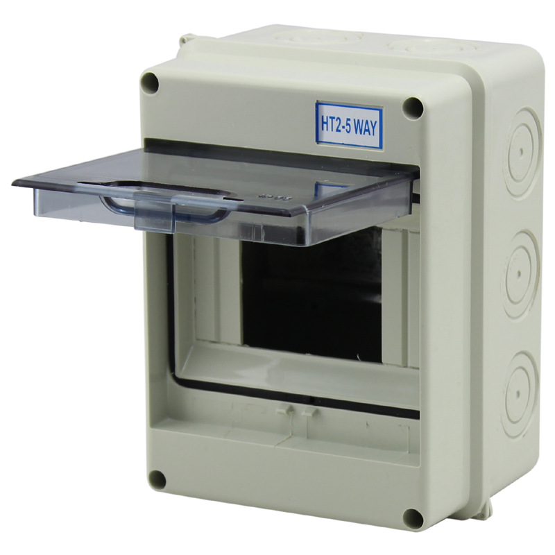 现货直销空气开关箱 5回路塑料电表箱 家用明装空开箱