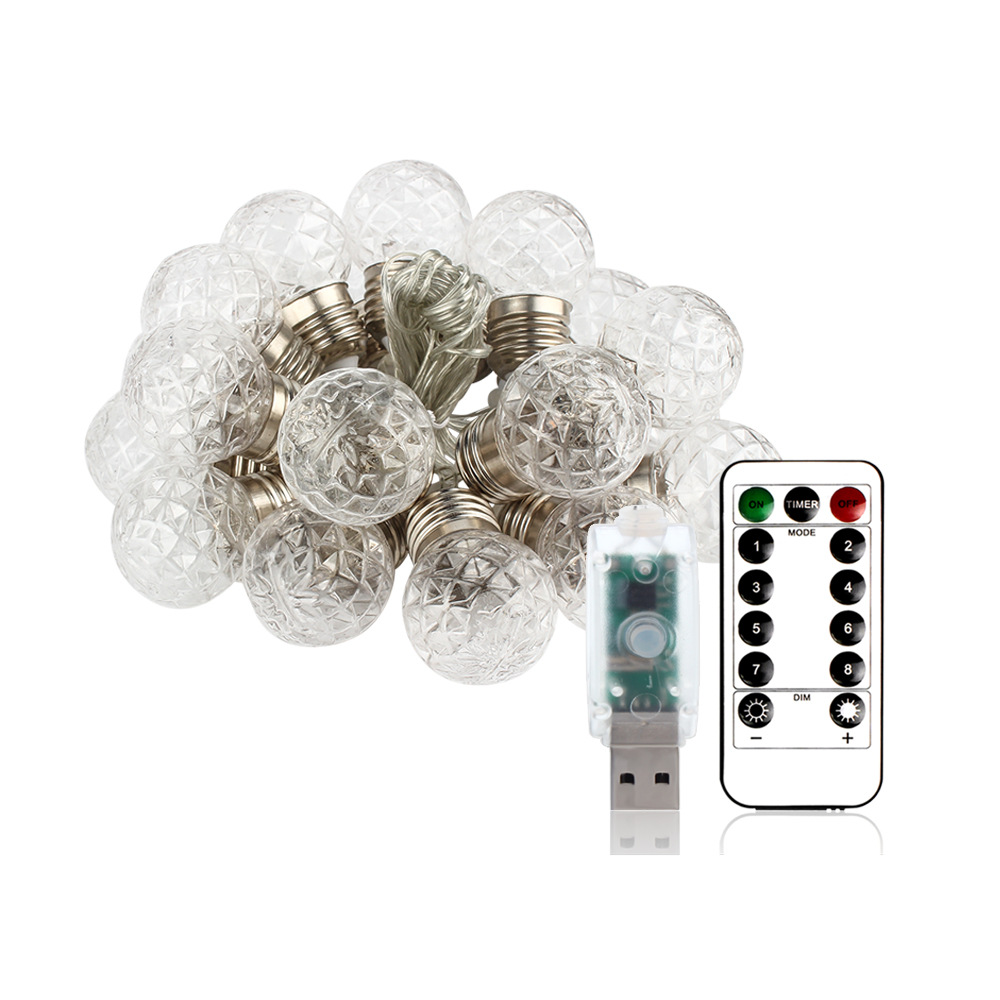 USB 파인애플 전구 라이트 스트링 (6 미터 20 기포)