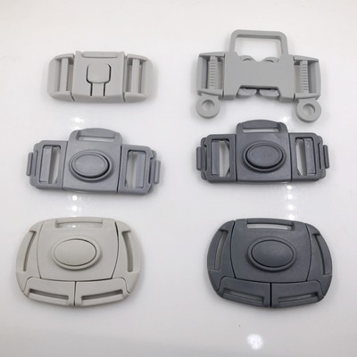 现货供应塑料三向童车插扣五点式安全扣座椅背带扣儿童车配件|ru