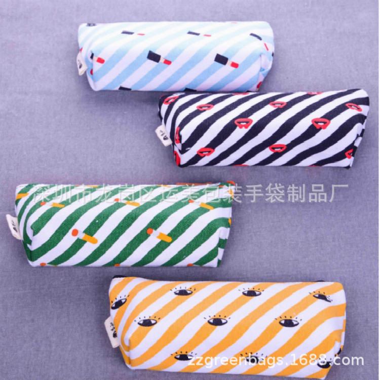 2022新款创意学生文具星空拉链笔袋 多功能大容量帆布文具盒