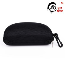 眼镜盒 EVA拉链盒 黑色挂钩牛津布太阳镜盒 大框运动镜 墨镜盒 批