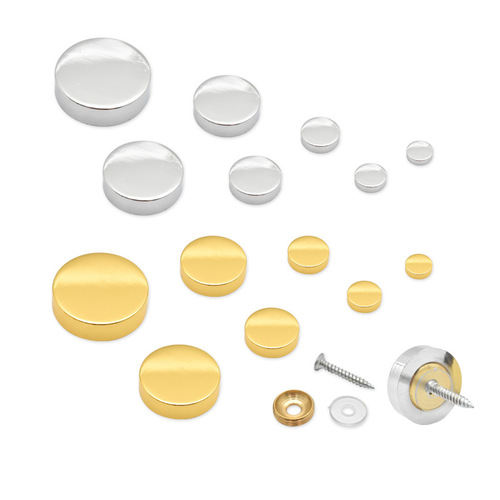 Thickened pure copper mirror nails, advertising screws, flat decorative nails, acrylic decorative nails, decorative cover glass nails