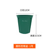 Round plastic flowerpot for growing plants, increased thickness