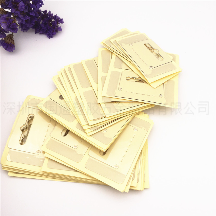 厂家供应 飞机孔PVC自粘胶挂钩 透明展示挂钩 PET塑料挂钩