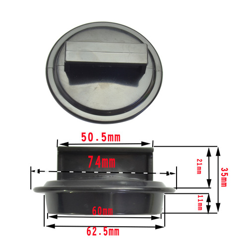 Food waste disposer basin blocked plastic basin blocked anti-splash ring sealing plug kitchen waste crusher accessories