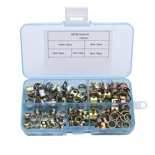 75PCS/���b�i�僲��\���ɿ�����܇�͹ܺ���ˮ�܊A���󿨹�6-10mm