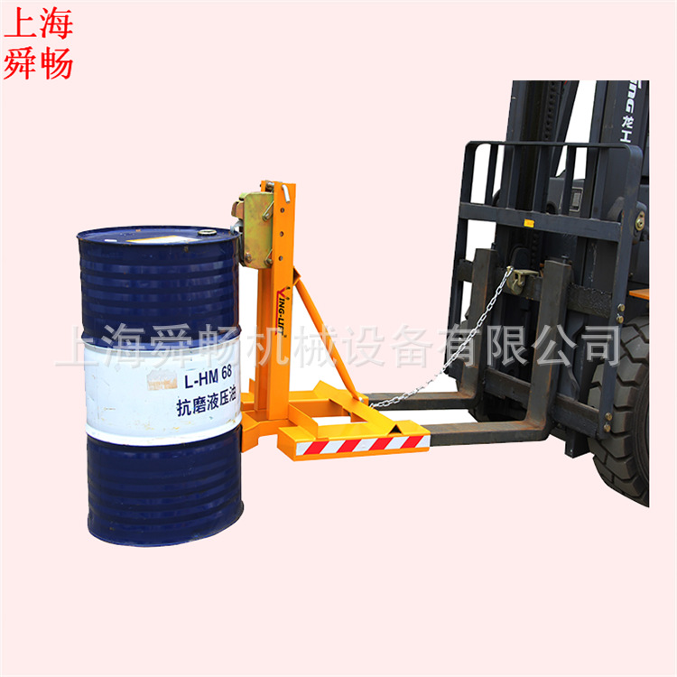 供应单桶油桶夹具 DG360A叉车 一桶一夹贴胶保护高效转运装卸货