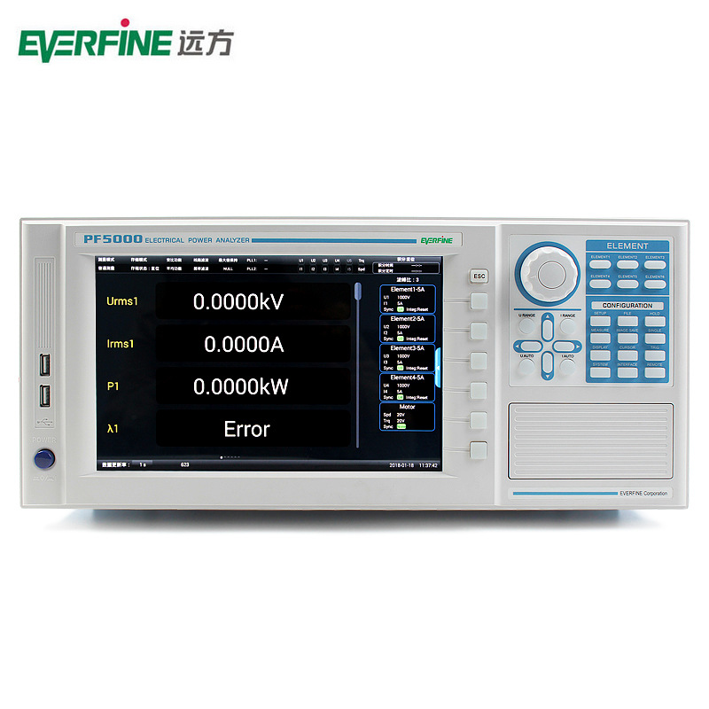远方PF5000电功率分析仪 电参数测试仪 功率计 WT310A