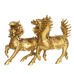 楊銅記 火麒麟 工藝品廠家麒麟批發銅器批發銅鑽石麒麟