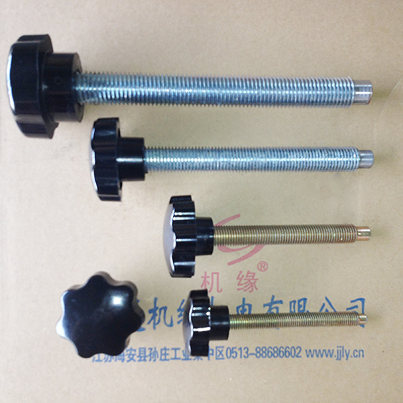 厂家生产外六角塑胶螺丝 塑胶手拧螺丝 塑胶平头螺丝