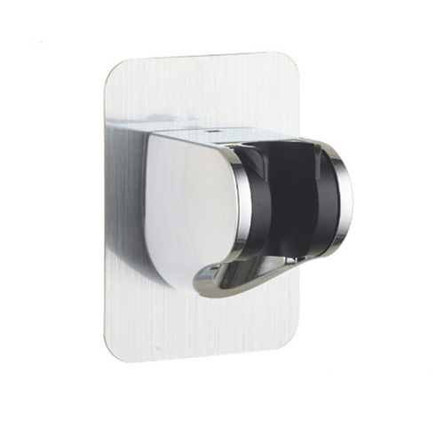 Shower head seamless bracket no punching adhesive type adjustable bathroom shower head nozzle fixed base