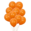 10 Orange latex balls