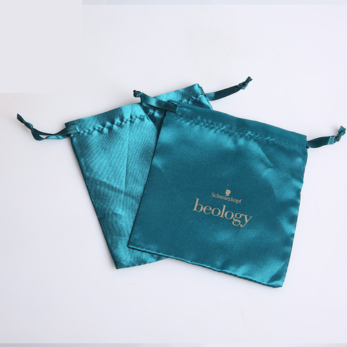 Customized satin silk storage bag, custom wig imitation silk bundle pocket, printable and washable, dance shoe satin bundle pocket