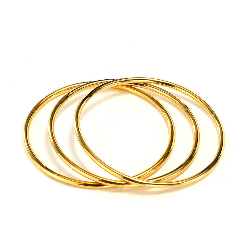 細いリングのブレスレットの真鍮の金メッキのコイルの保色の金のブレスレットのボヘミアンのコイルのブレスレットの細いリングのブレスレット|undefined