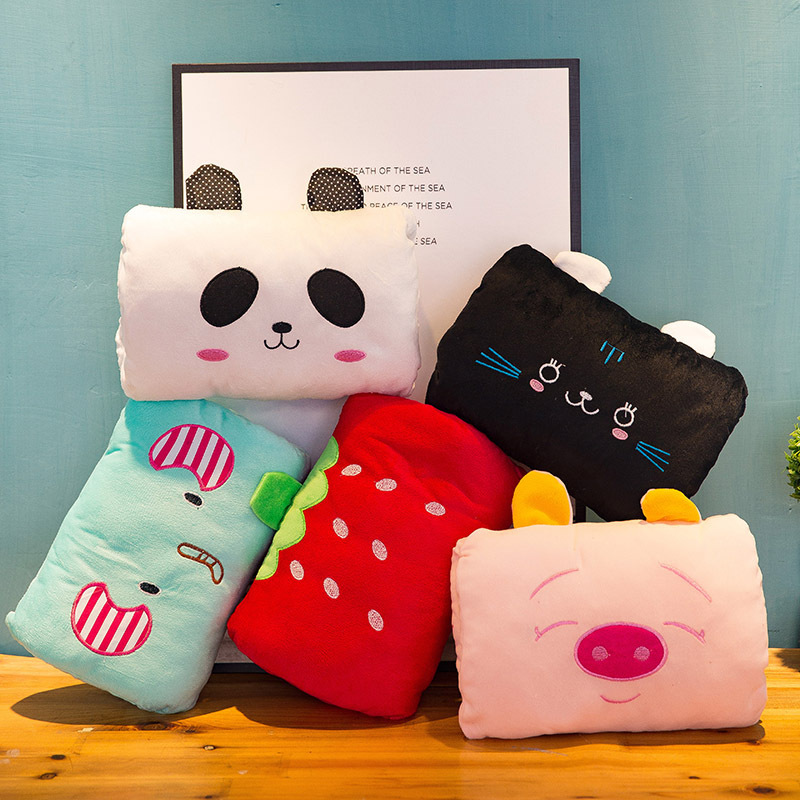 Creative Long Hand-warming Pillow Cartoon Hand-warming Doll Cute Winter Hand-warming Baby Hand-covering Dual-use Company Gift