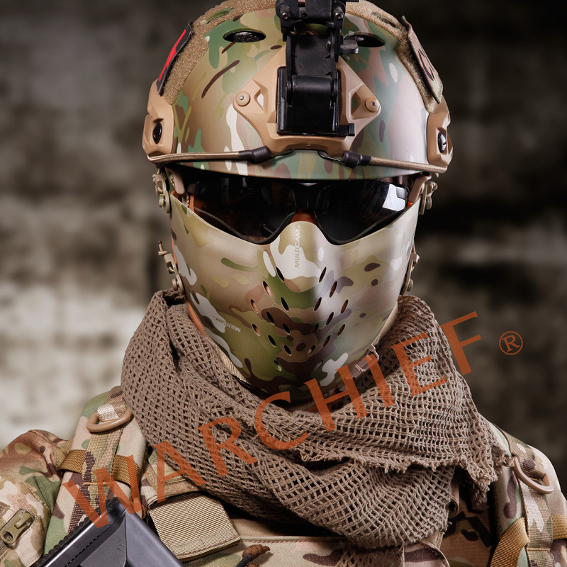 WARCHIEF/Chief M07 Shrew Half Face Tactical Mask Real Person CS Protective Mask WARCHIEF/Chief M07 Shrew Half Face Tactical Mask Real Person CS Protective Mask
